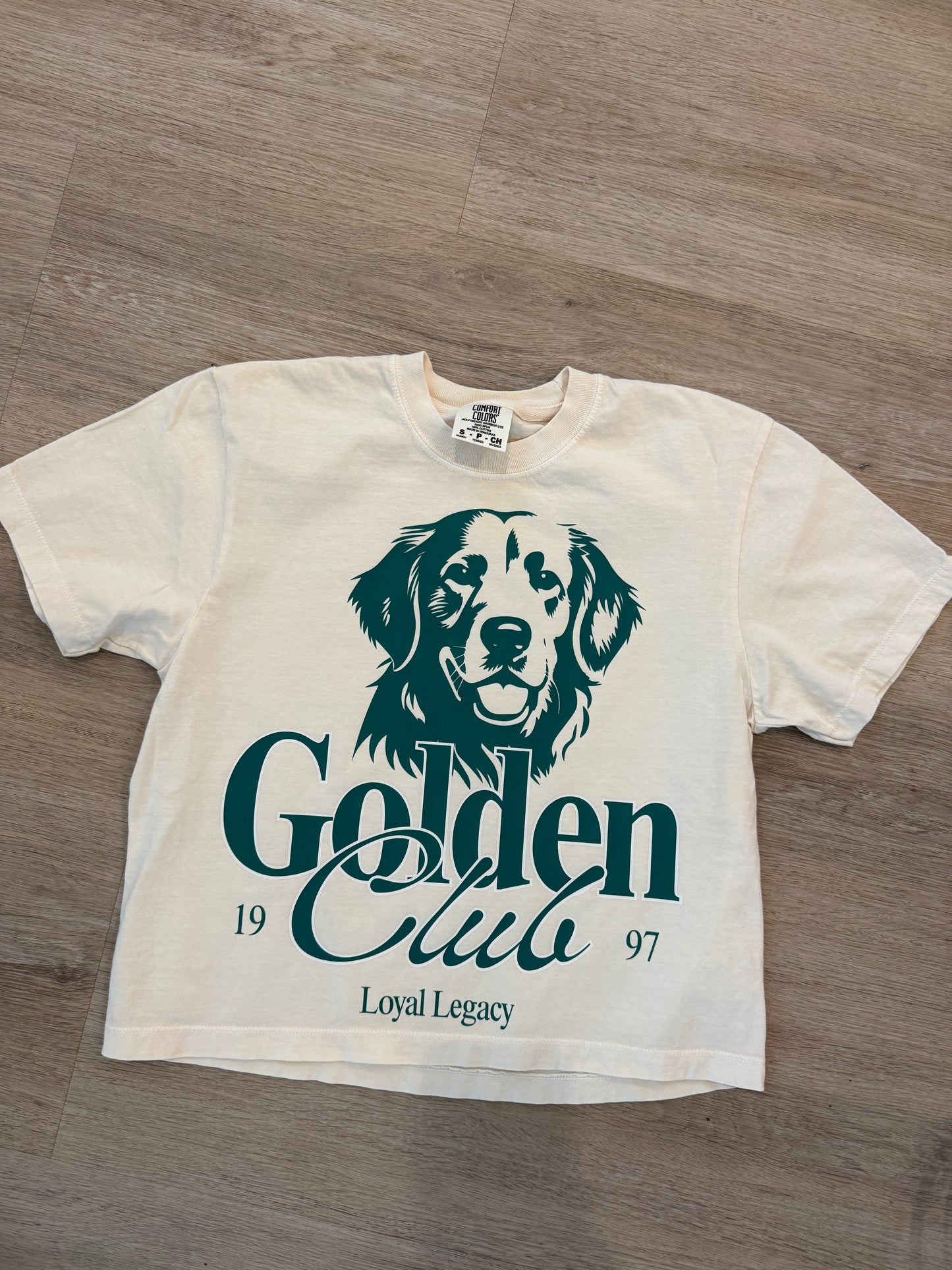 Golden club tee