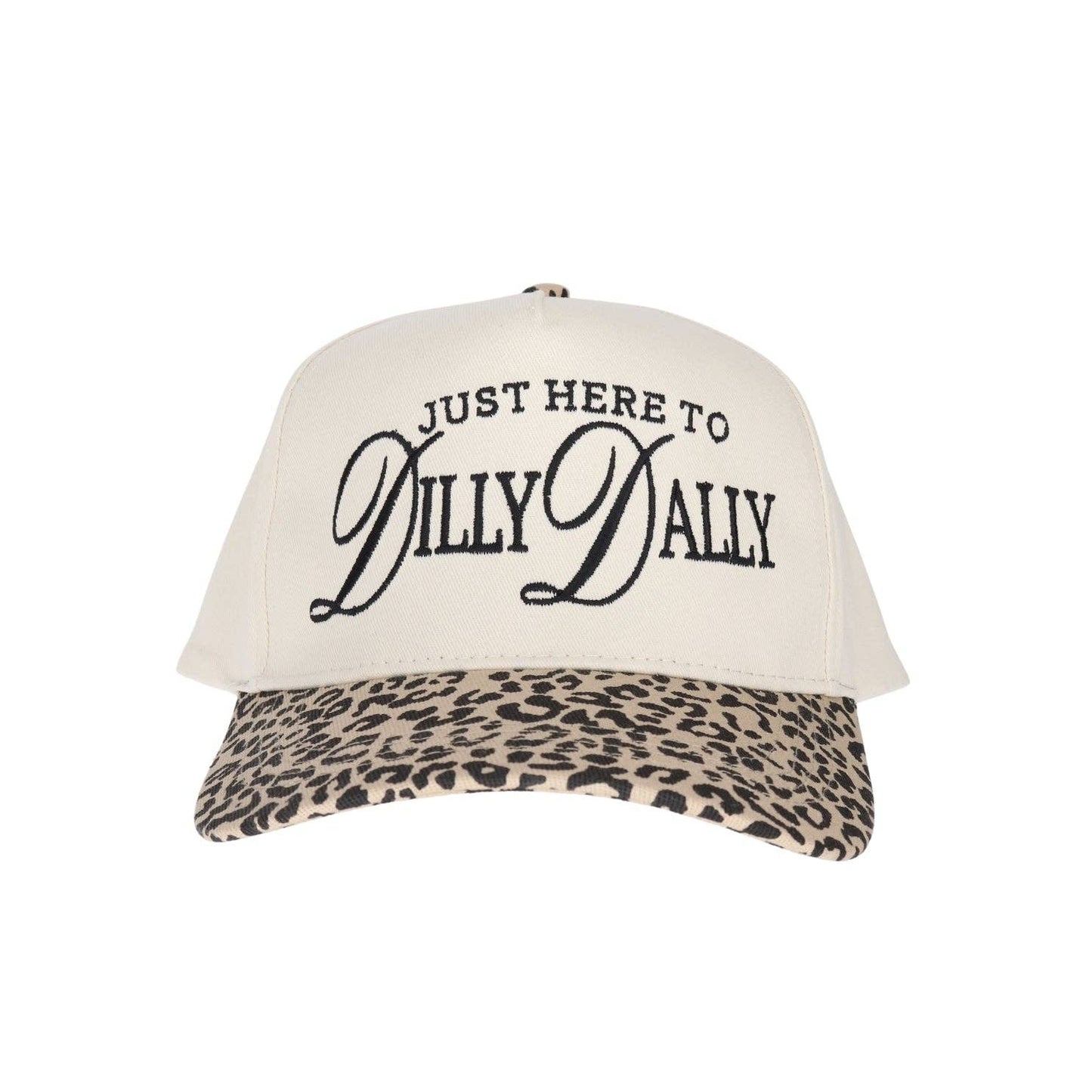 Dilly Dally Embroidered Trucker Hat