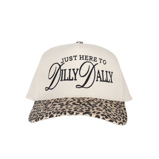 Dilly Dally Embroidered Trucker Hat