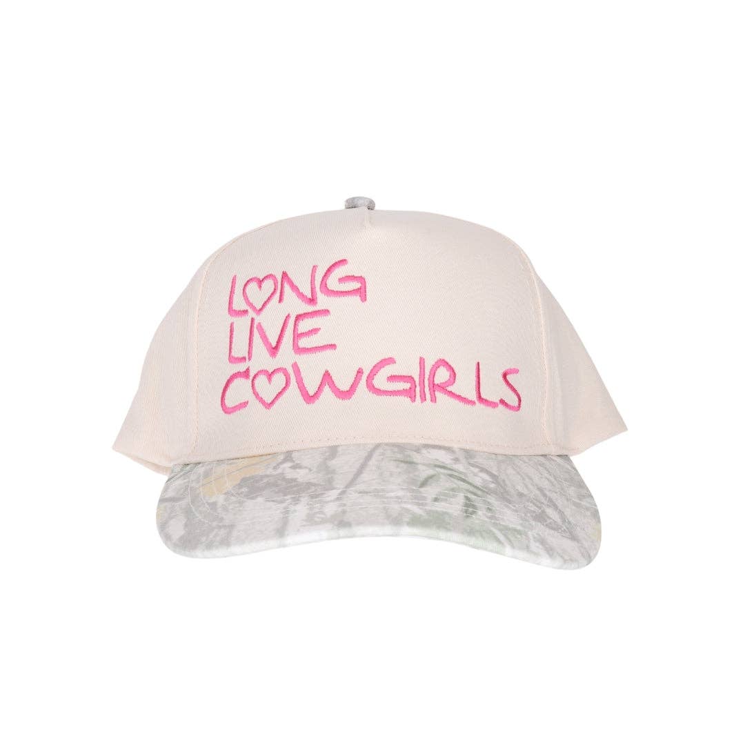 Long Live Cowgirls Embroidered Trucker Hat