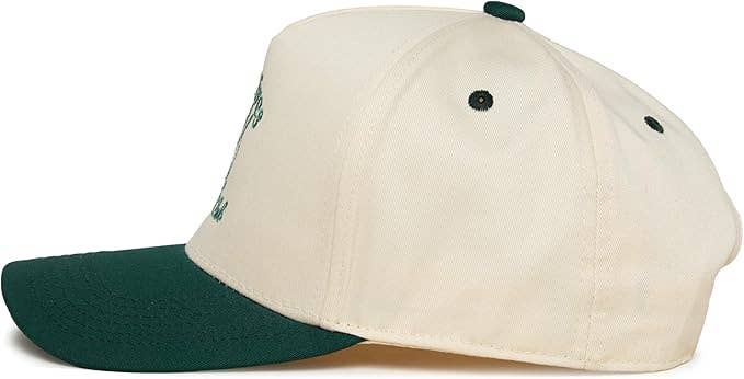 Two Tone Cap -  Golf Wives Cocktail Club - Green/Beige