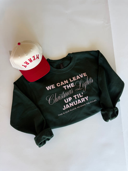 Christmas Light Crewneck