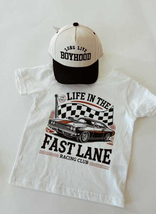 Fast Lane boys graphic tee