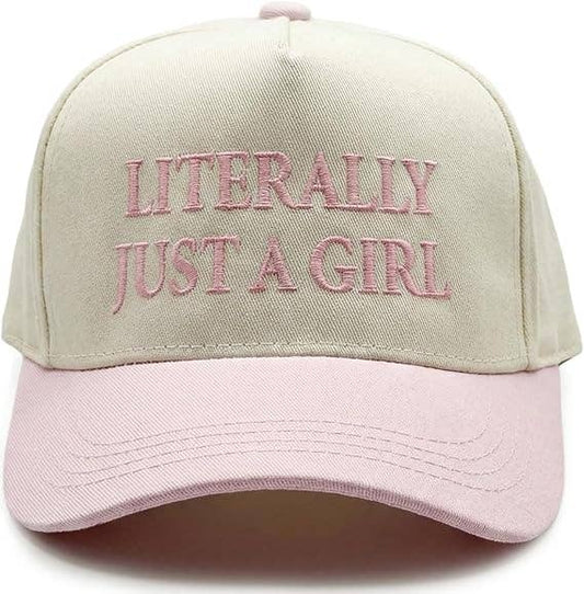 Literally Just a Girl kids trucker hat