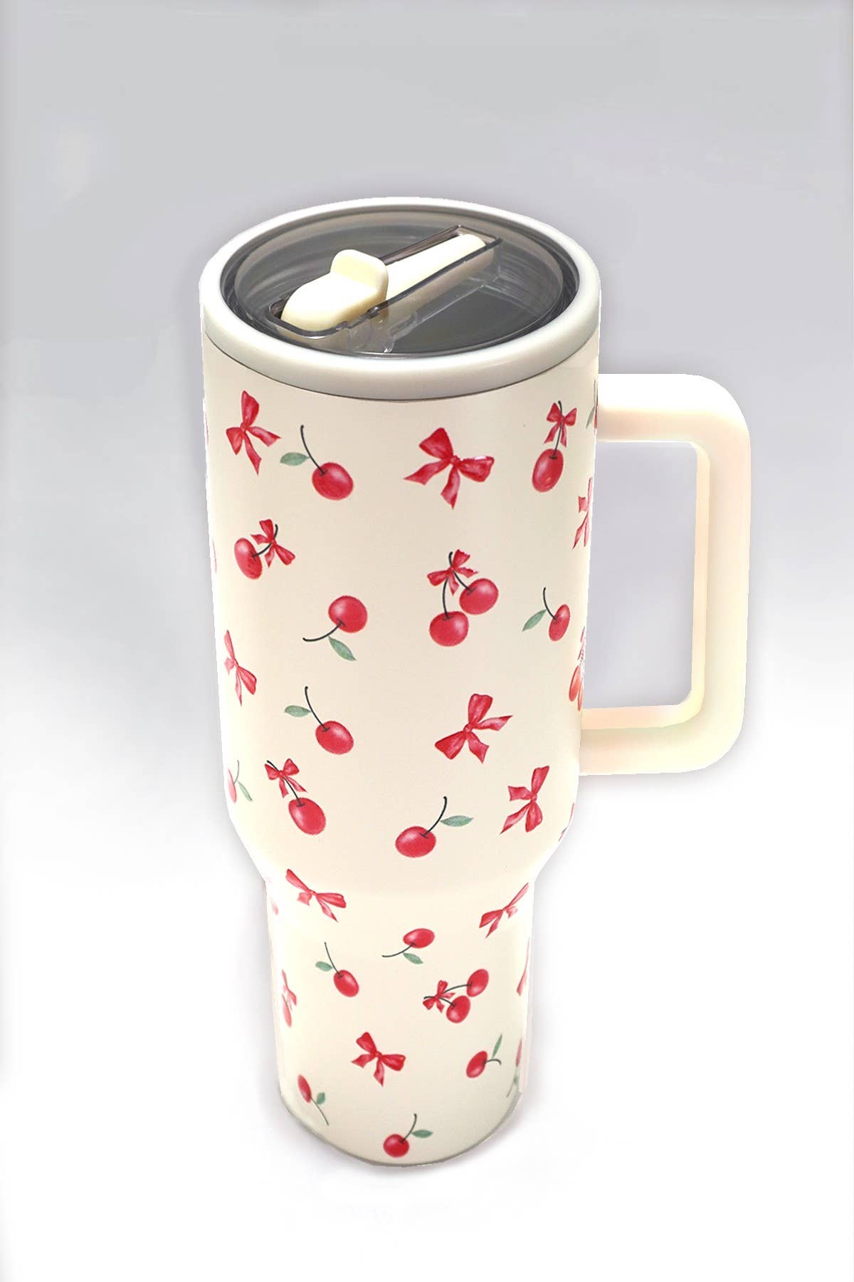 40oz Cherry & Bow Tumbler