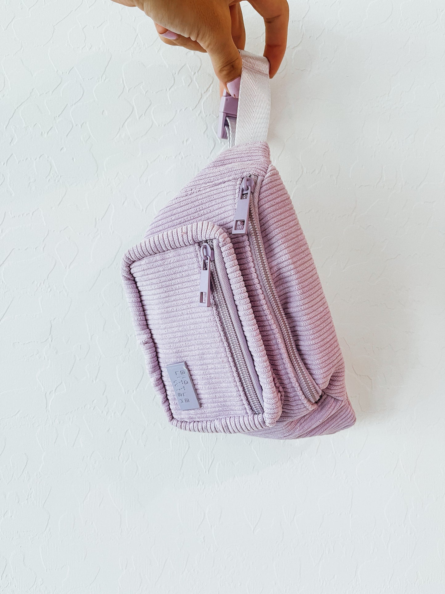 Toddler Belt Bag (corduroy & sherpa)